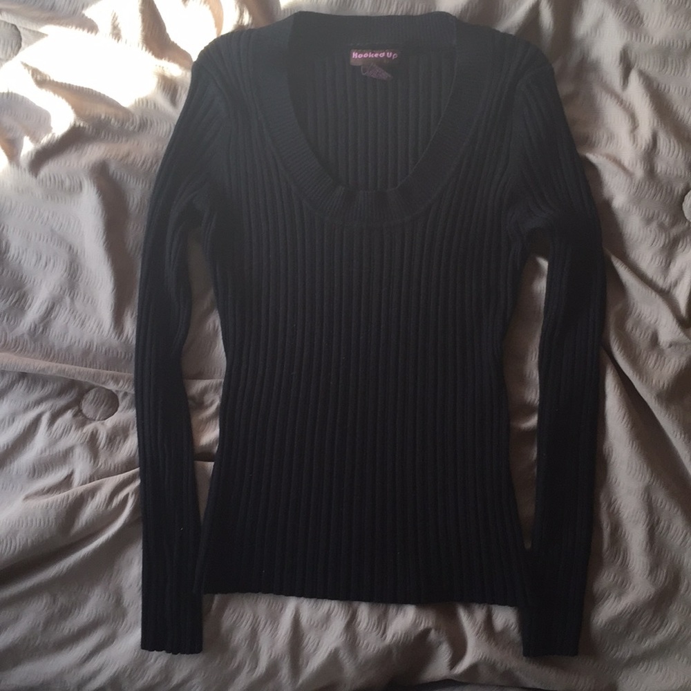 Hooked Up black long sleeve shirt